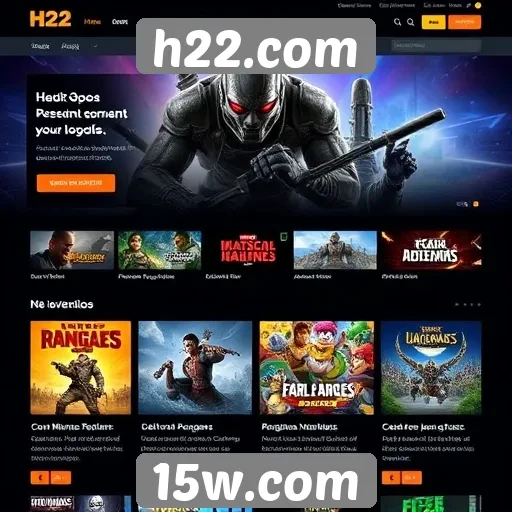 Comparação entre h22.com e outros sites de jogos